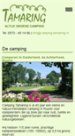 Mobile Screenshot of camping-tamaring.nl